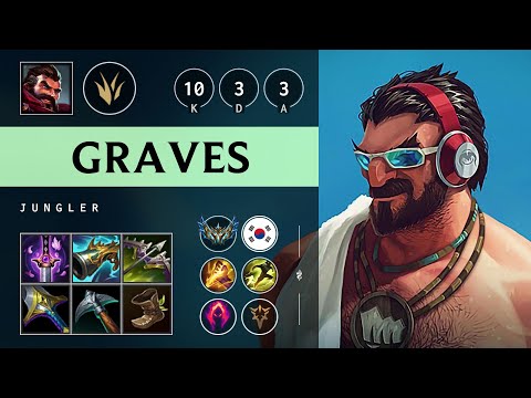 Graves Jungle vs Nidalee - KR Challenger Patch 25.21