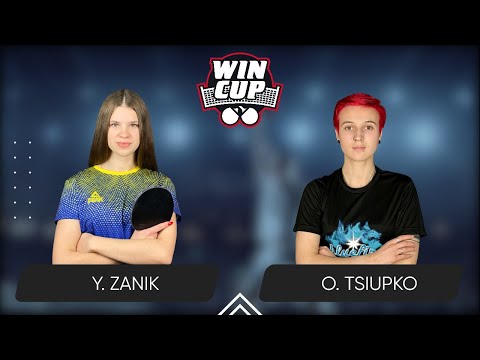 10:45 Yulianna Zanik  - Oleksandra Tsiupko West 2 WIN CUP 12.08.2024 | TableTennis WINCUP