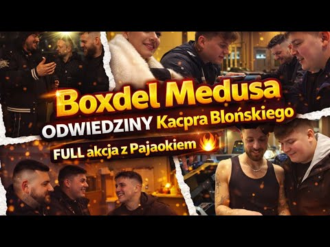 Medusa ft Boxdel Kijek odwiedziny Kacpra Błońskiego | full akcja z Pajalockiem | stolik w mcdonalds