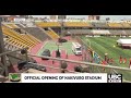 MUSEVENI ARRIVES AT NAKIVUBO STADIUM FOR ITS GRAND OPENING