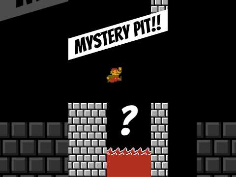 The UNUSUAL LAVA PIT in Super Mario Bros. (NES)!!