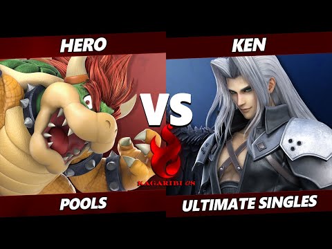 Kagaribi 8 - Hero (Bowser) Vs. KEN (Sephiroth) SSBU Ultimate Tournament