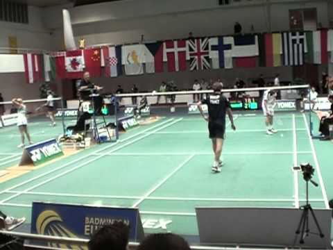 MMČR badminton 2009 MS Dmytro Zavadsky UKR - Simon Maunoury FRA 03