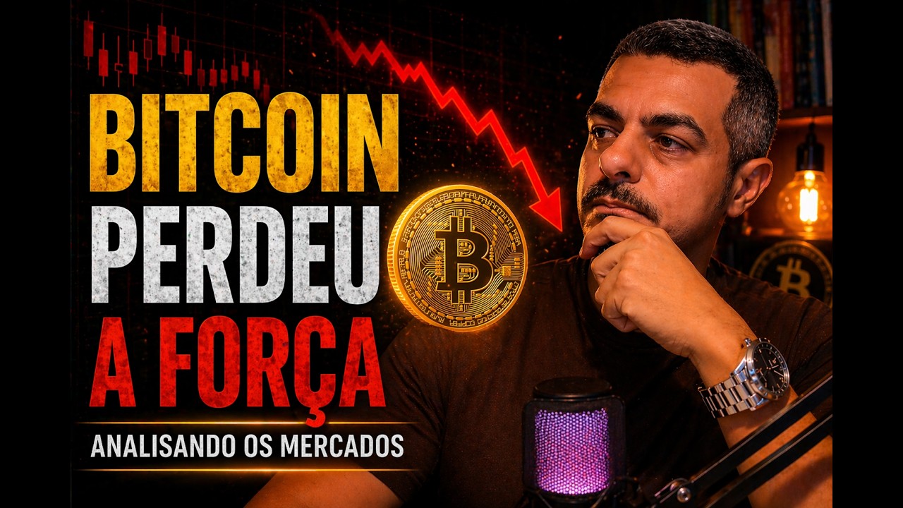 Bitcoin HOJE  - O Mercado Perdeu Força? - Analisando SP500 OURO -  Bitcoin Altcoins