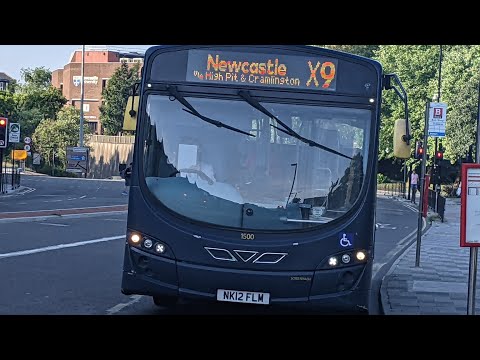 Bus Journey | Arriva Northumbria VDL Wright Pulsar 2 1500 NK12 FLM On the X9