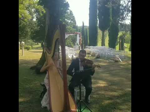 Jewish wedding in Venice. Classical music