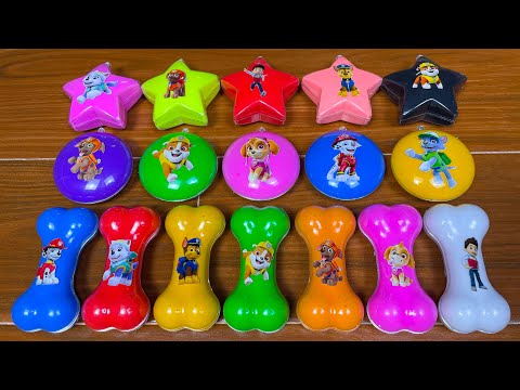 Looking For Paw Patrol Clay With Slime Coloring: Ryder, Chase, Marshall,...Satisfying ASMR Video