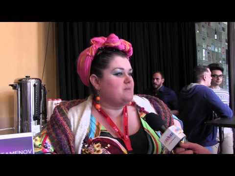 ESCKAZ in Amsterdam: Interview with Bojana Stamenov (Serbia) (at Eurovision In Concert)