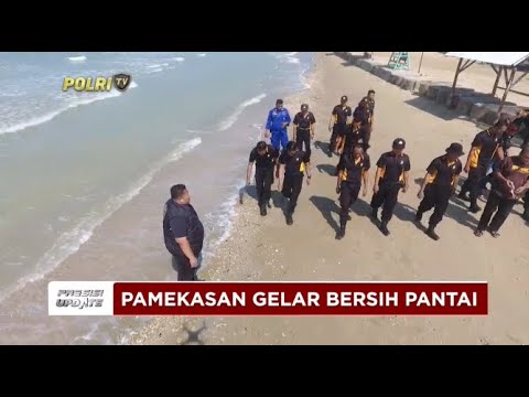PRESISI UPDATE : POLRES PAMEKASAN GELAR BERSIH PANTAI 20/06/2024 08.00