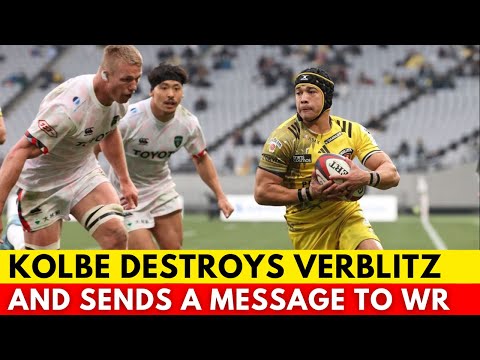 🚨KOLBE’S MASTERCLASS LEAVES VERBLITZ WITH NO ANSWERS | SPRINGBOKS NEWS