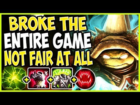 I BROKE THE ENTIRE GAME CAUSE OF MALZAHAR! RAMMUS IS NOT FAIR AT ALL! Top Rammus Season 9 Gameplay