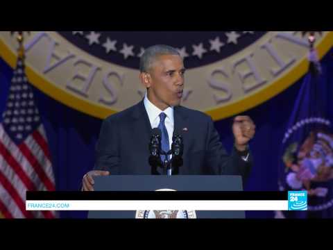 Barack Obama's farewell speech: "Yes we can! Yes we did!"