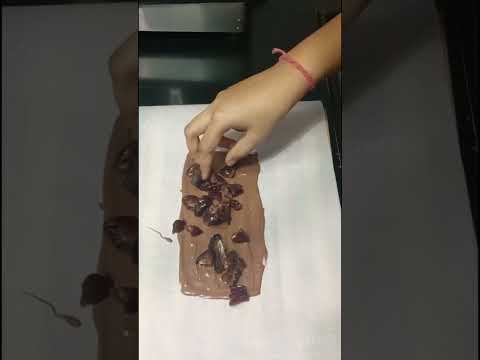 चॉकलेट खाने का सबसे हेल्दी तरीका, Healthy Chocolate Bar Recipe #chocolate