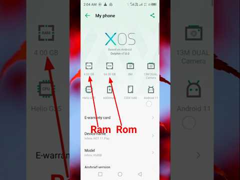 How to check Ram in all Infinix #shorts #infinix