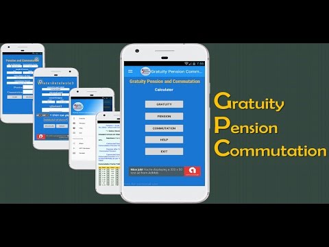 Gratuity Pension Calculator Video