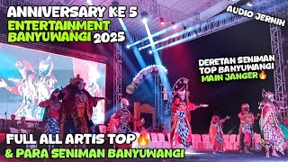 Download lagu Full All Artis TOP🔥BANYUWANGI ANNIVERSARY KE 5 ENTERTAINMENT BANYUWANGI 2025 Live Stadion Jajag mp3