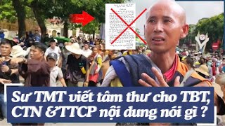 Giải mã lá thư tuyệt mật của TMT gửi cho các Bác TBT, CTN & TTCP ??