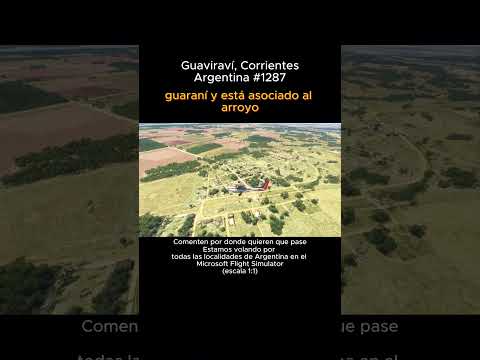 Guaviraví, Corrientes desde el Microsoft Flight Simulator #guaviravi #corrientes #msfs #argentina