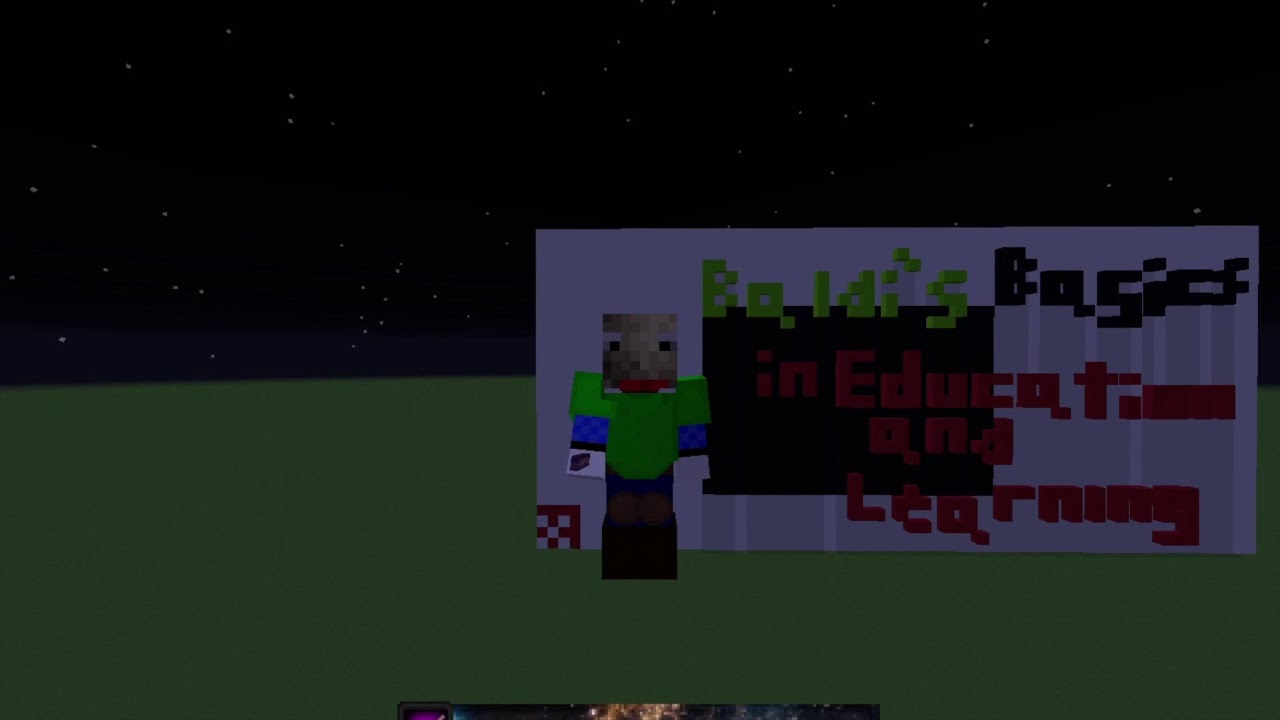 Minecraft BALDI'S BASICS IN EDUCATION MOD, BALDI, 1ST PRIZE, PRINCIPAL!