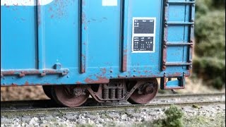 Quick &amp; Easy Rusty Wheels &amp; Trucks Weathering Model Railroad