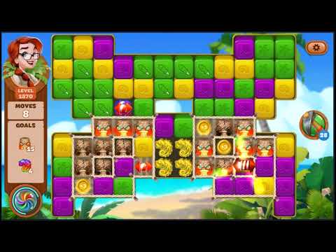 Lost Island Blast Adventure Level 1870 - NO BOOSTERS 🏝️ | SKILLGAMING ✔️