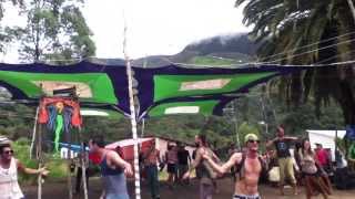 Dj Mauri Maori playing in Amazonas Andes Festival - Bolivia, Coroico 2013