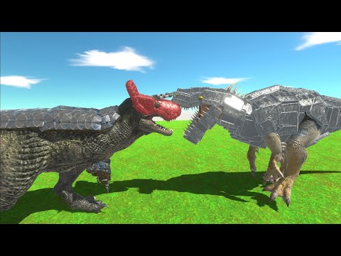 INDOMINUS REX vs ULTIMASAURUS - Animal Revolt Battle Simulator