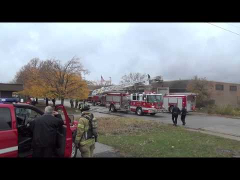 Industrial Fire at Heat Treating Facility on Touhy Ave, Elk Grove Village