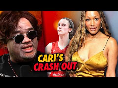 Cari Champion’s Caitlin Clark CRASH OUT
