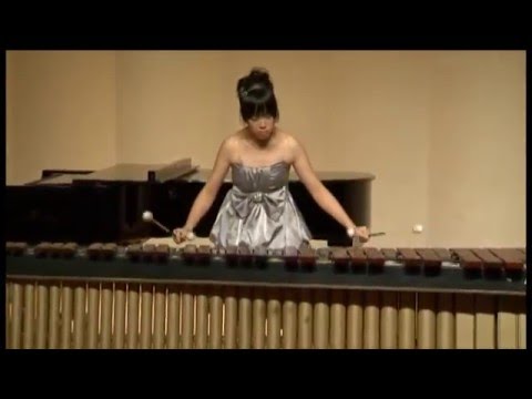 Jocelyn played Keiko Abe: "Tambourin Paraphrase" for solo Marimba at 15 years old