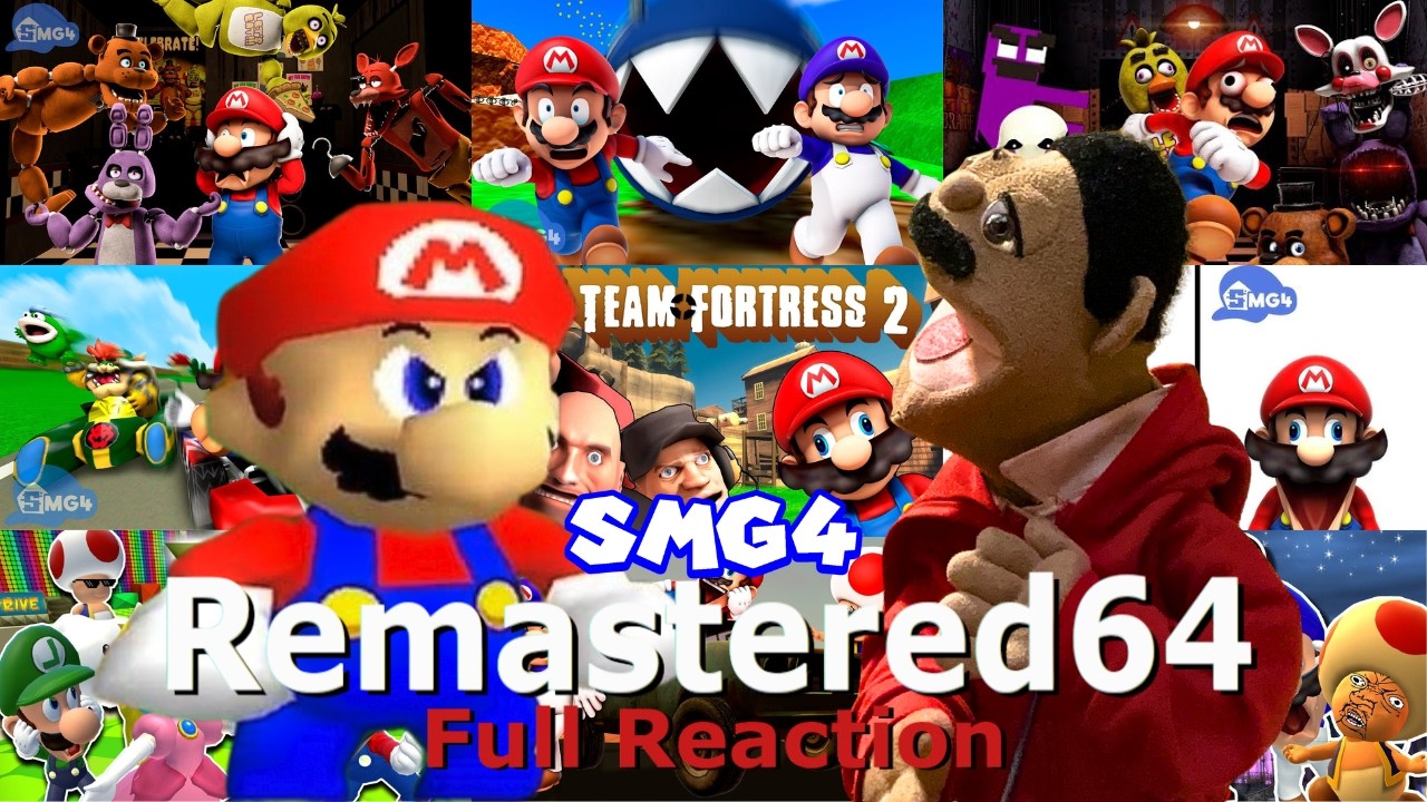 SMG4 Remastered64 Full Series Reaction