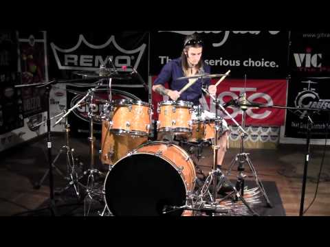 Greenbrier Percussion - Ludwig Keystone Orange Sparkle Drum Demo