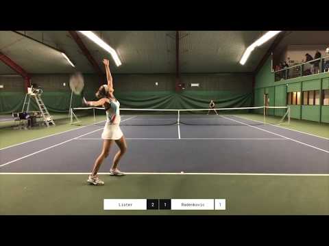 Cornelia Lister vs Maja Radenkovic - TP/Tennismagasinet Open