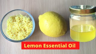 DIY Lemon Essential Oil | Homemade Lemon Zest Oil | How to Make Lemon Essential Oil at Home |