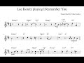 Lee Konitz — "I Remember You" (Motion, 1961) Complete Track, Alto Sax Transcription
