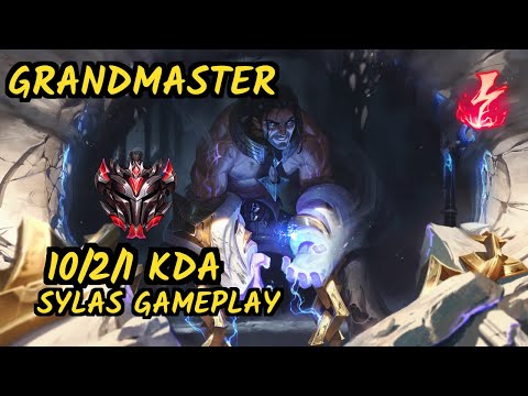 Darshan (SYLAS) vs OLAF - 10/2/1 KDA TOP GAMEPLAY - NA Ranked GRANDMASTER