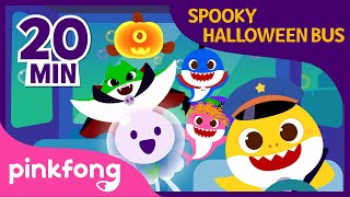 Baby Shark Halloween Bus | +Compilation | Halloween Songs | Pinkfong Songs for Children