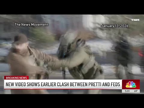 New video: Alex Pretti and ICE agents clash days before his death