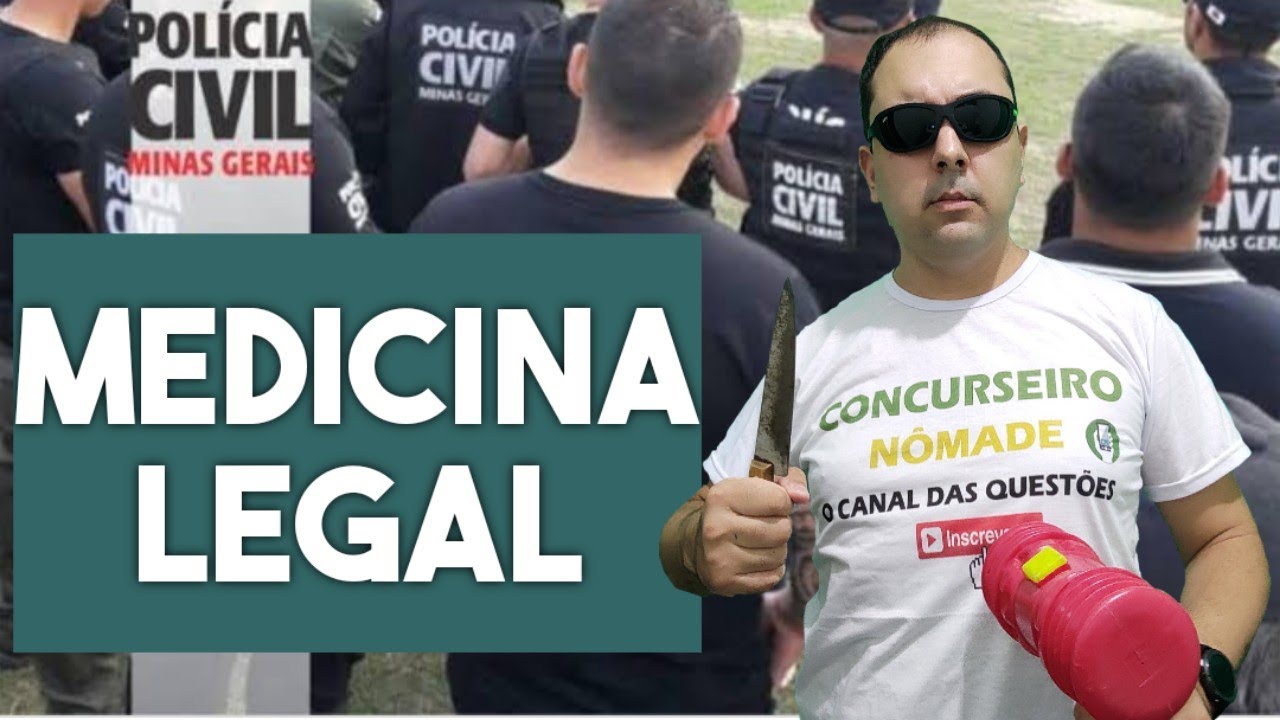 MEDICINA LEGAL para concurso da policia civil I MUITAS QUESTÕES COMENTADAS I Concurso PC MG