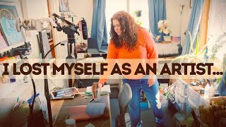 Art Crisis! Everything is Changing...  Art Studio Vlog