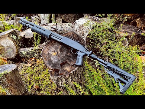 FAB Defense Mossberg 500 Buttstock that is Folding and Collapsible With Shock Absorber And Pistol Grip - AGMF500-FKSB - ZFI-Inc