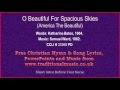 America The Beautiful(Standard Version) - Lyrics & Orchestral MusicMusic