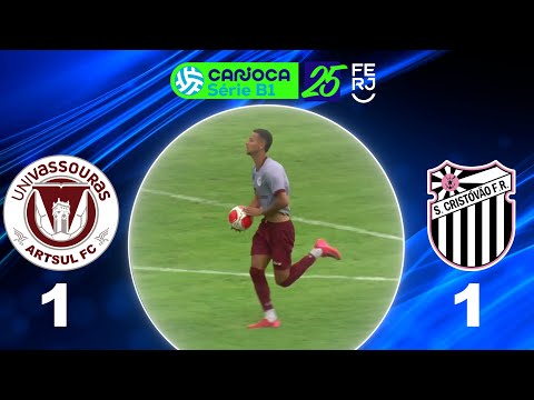 CARIOCA SÉRIE B1 PROF. (2025) - TAÇA CORCOVADO - 11ª RODADA - UNIVASSOURAS ARTSUL 1X1 SÃO CRISTOVÃO