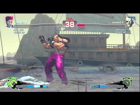 SSF4: aki0 (Viper) VS tesutan (Sagat)