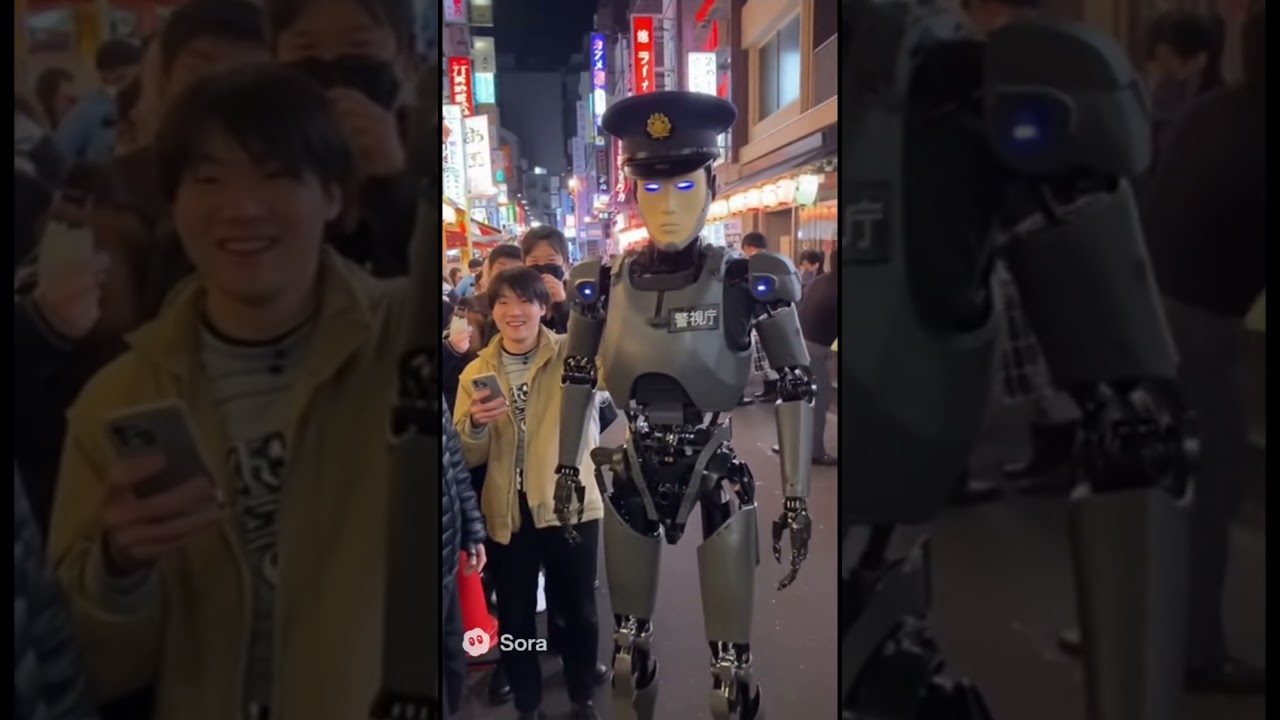 警視庁に警官ロボットが配備された世界線