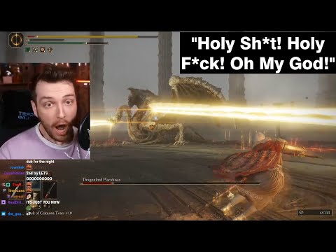 CDawgVA Vs Dragonlord Placidusax Boss Fight - Elden Ring