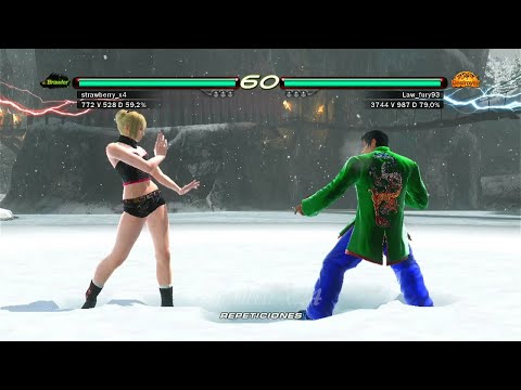L7 95_4 Lili (strawberry_x4) Ryona vs (Law_fury93) Law- Tekken 6 Online  2022-09-18 15-44
