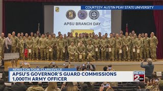 APSU's Governor's Guard commissions 1,000th Army Officer