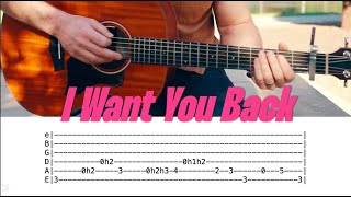I Want You Back Jackson 5 Guitar Tutorial (with Tab)
