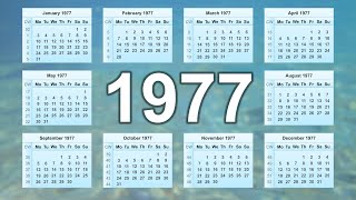Download lagu 1977 Calendar mp3 Download lagu 1977 Calendar mp3